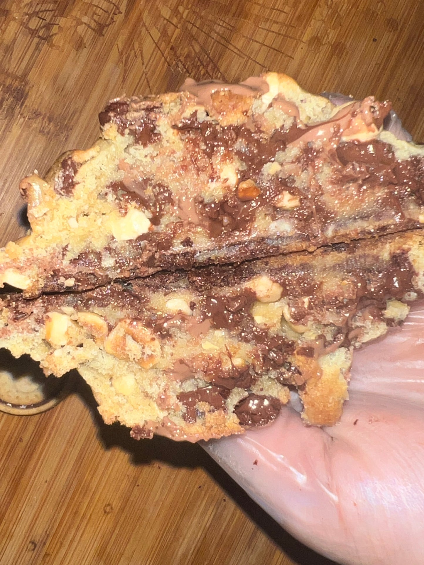 Galletas de chispas de chocolate y avellanas